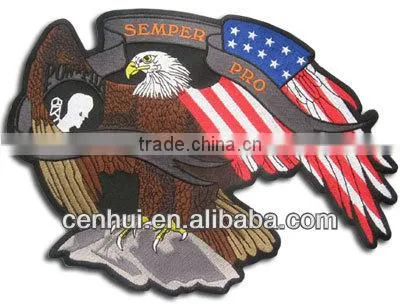Embroidery woven patches for garments and toys