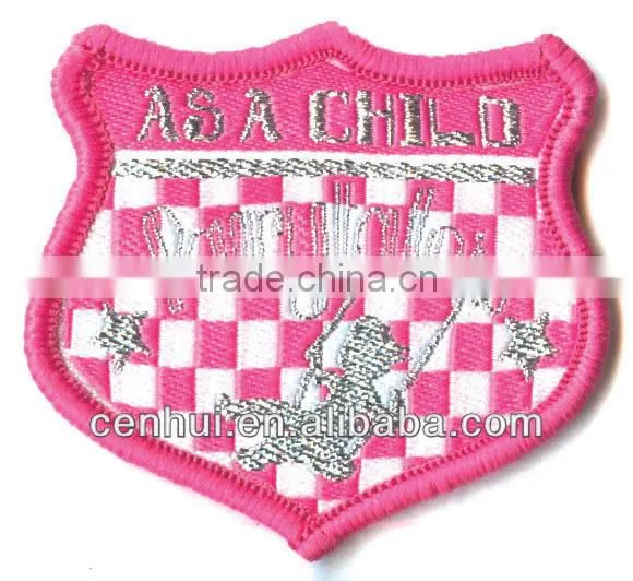 pretty woven patch with high quality and competitive price