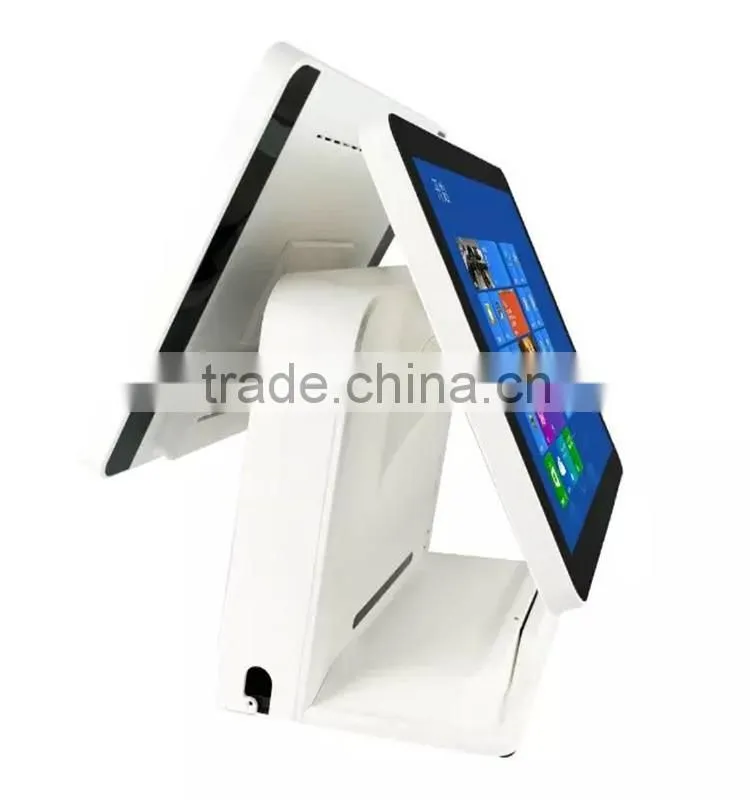 (Gc066) Double touch screen pos system retail pos system with MSR android ordering pos system