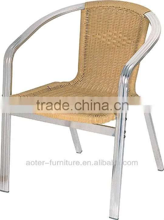 Outdoor aluminum frame chair garden