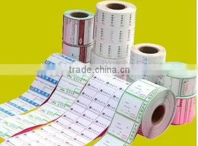 flexo sticker label printing machine ( With die cutting and slitting)