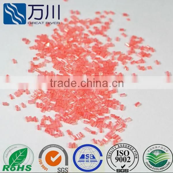 opaque bugle glass beads