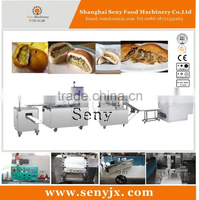 PLC touch screen bierocks making machine