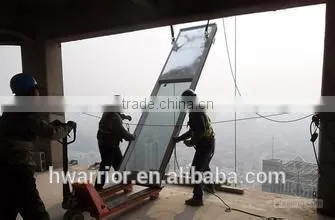 unitized glass curtain wall price from Guangzhou Hwarrior