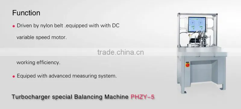 High quality turbocharger dynamic balancing machine