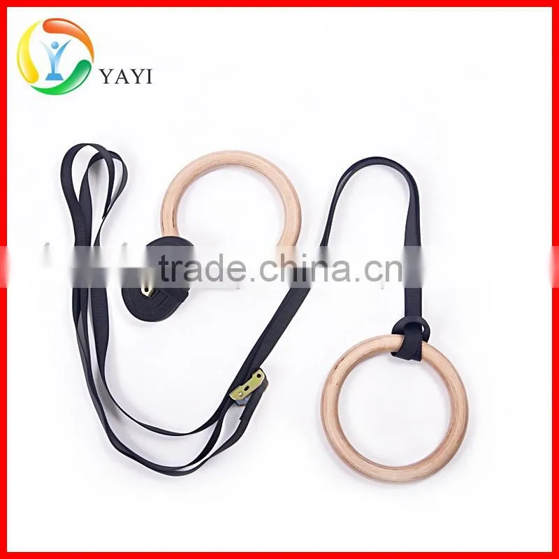 Olympic Strength Training Wooden Gym Ring