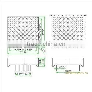 0.7 Inch 5*7 Dot Matrix Display