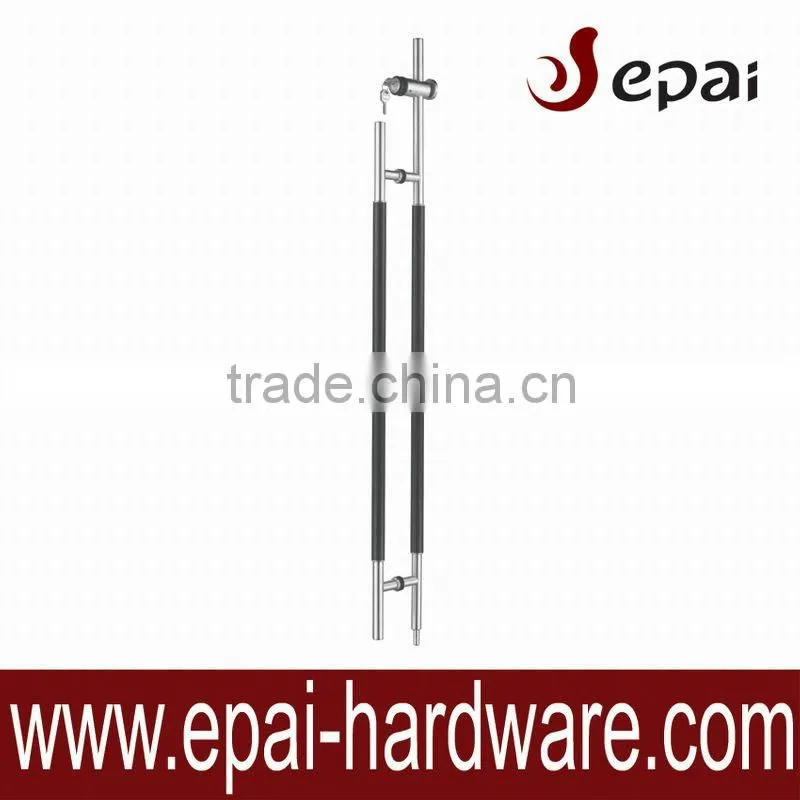 2014 Modern shape Stainless Steel glass door lock handle