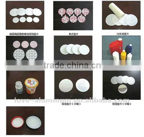 delicate container cover for yogurt with aluminum foil lid hot sale