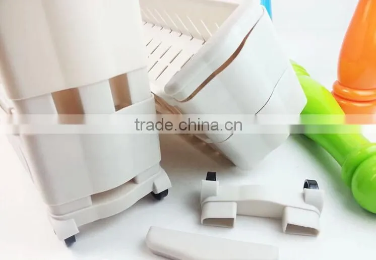 New Arrival High Quality Plastic Storage Shelf 4 layer storage shelves