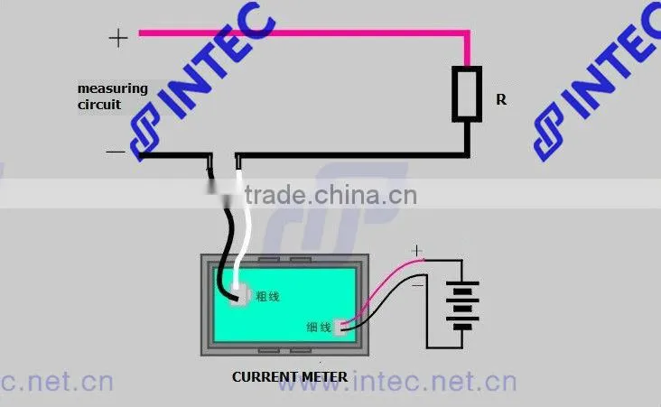 Led digital ammeter,Mini ammeter,Electrical instrument ammeter DC0-10A digital,