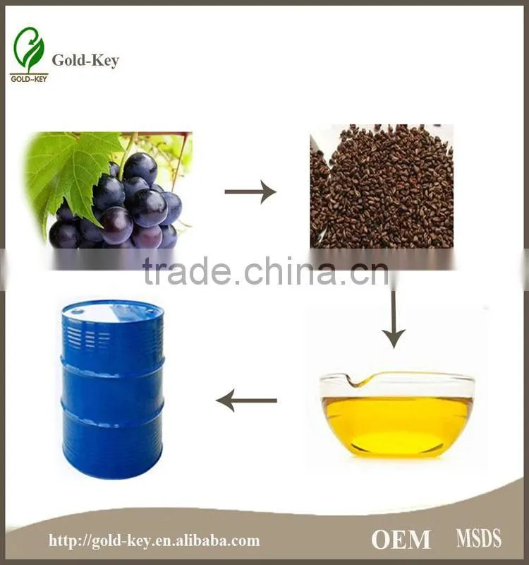100% Pure Plant Extract Grape Seed Oil Extraction