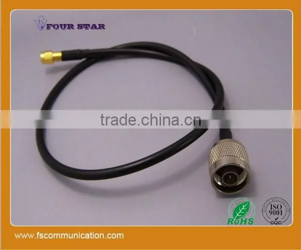 RG58 cable assembly SMA RP-male Crimp to N Male Crimp Connetcors