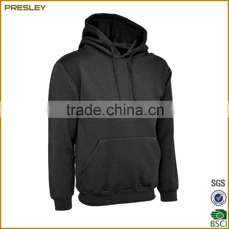 Presley oem 100% cotton plain custom wholesale blank pullover hoodies with pocket
