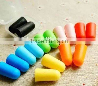 plastic box packaging ear plugs foam ear plugs >30s sleeping ear plugs slow return