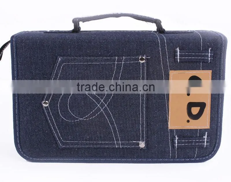 new design fashionable jeans shape cd bags