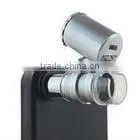 LED pocket microscope with Iphone4/electron microscope price/microscope camera