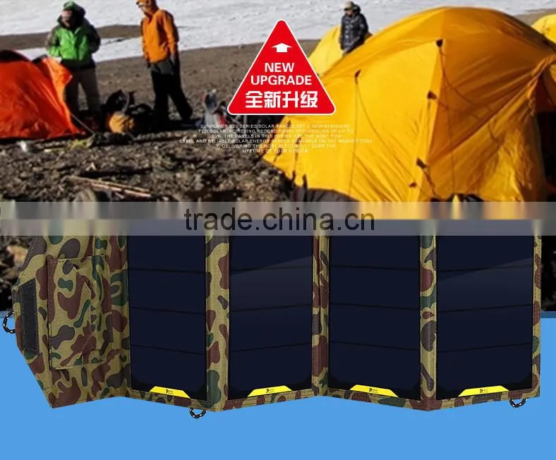 16W Portable Solar Charger for laptop, mobile phone