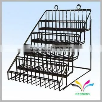 Hot sale custom fashion free standing metal display stand for mobile accessories