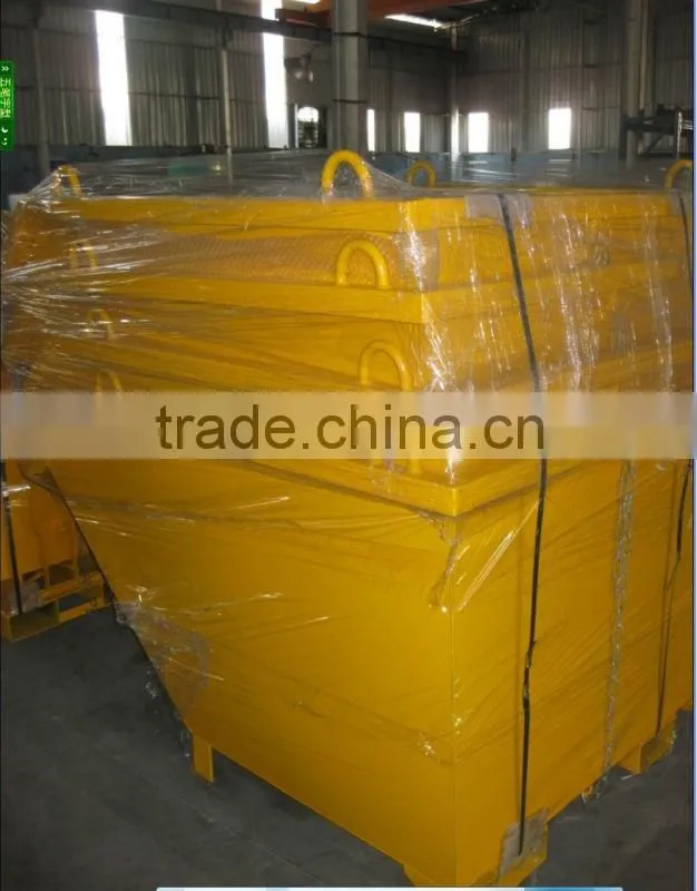 CSD steel tipping hopper bin