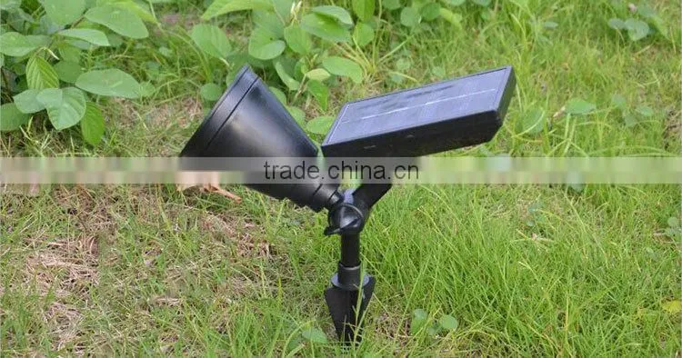 garden solar lamp with 3.7V 2200mA battery & 2w solar led garden replacement lamp
