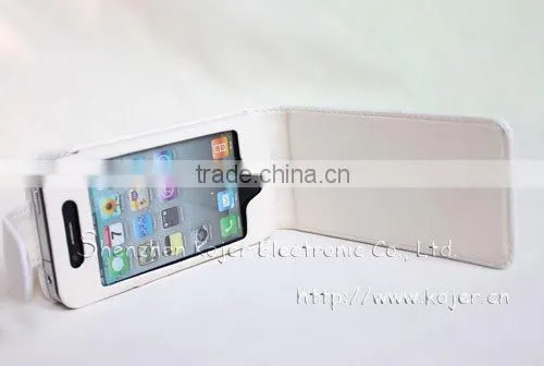 2013 Latest Mobile Cowskin Leather Case For Iphone 4