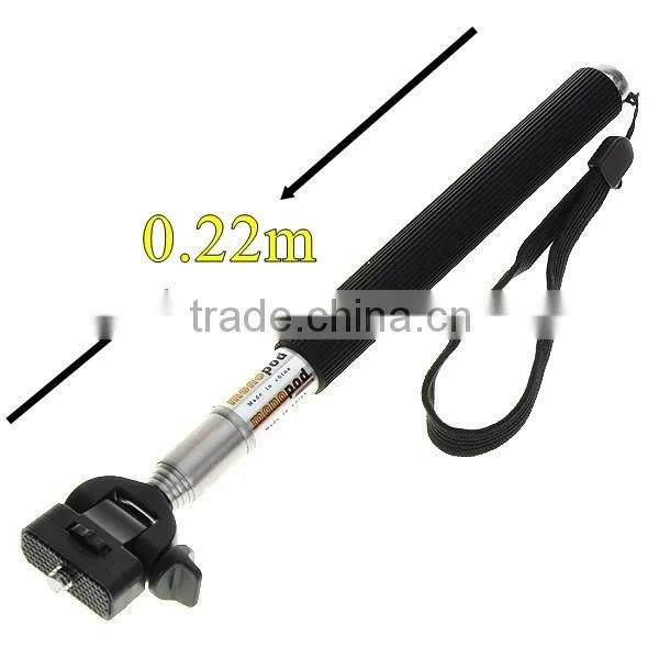 Hot extendable monopod selfie stick, handheld camera photo monopod with adjustable phone holder 3 colors