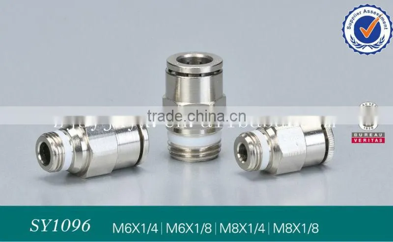 SANYE brass quick straight connector