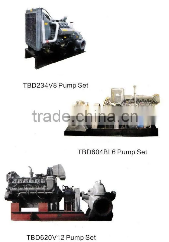 TBD604BL6 Diesel Engine Water Pump Set