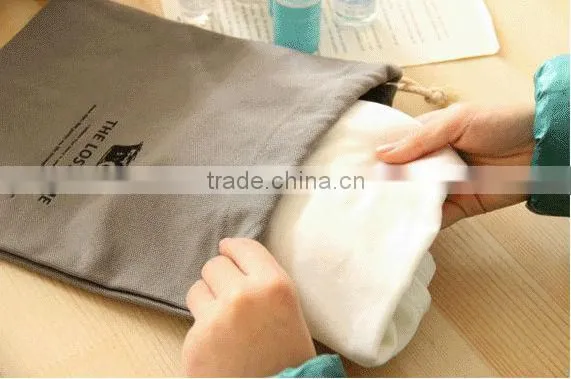 Gift wholesale cotton fabric drawstring cotton bag