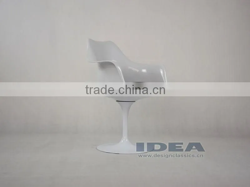 Replica Eero Saarinen Tulip Arm Chair - Black Cushion