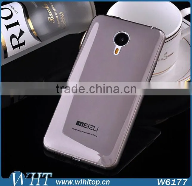 For Meizu MX4 Crystal Clear Case Cover, Soft TPU Back Cover For Meizu MX4 Wholesale Price