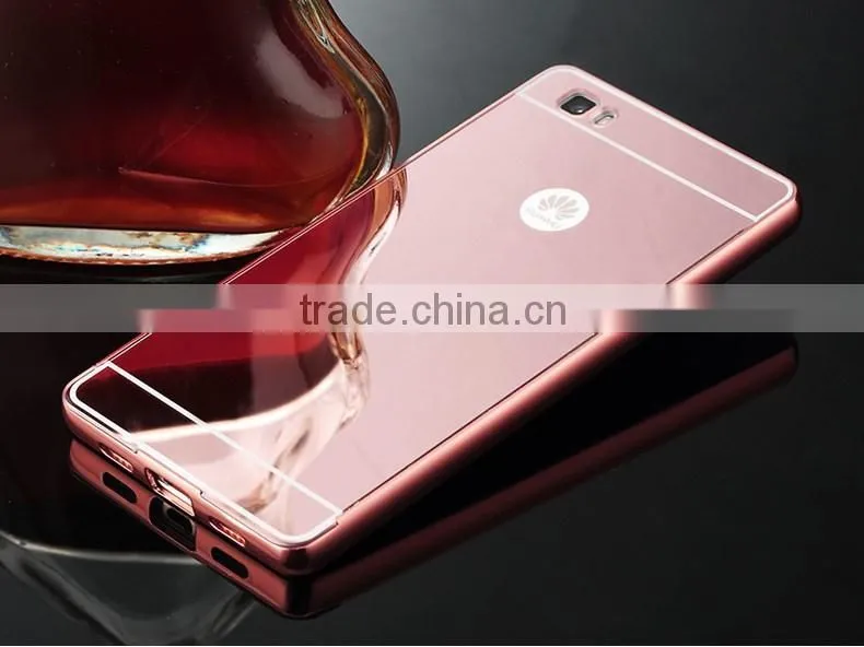 Best Seller Metal Mirror Mobile Phone Bumper And Cover Case For Huawei P8 Lite