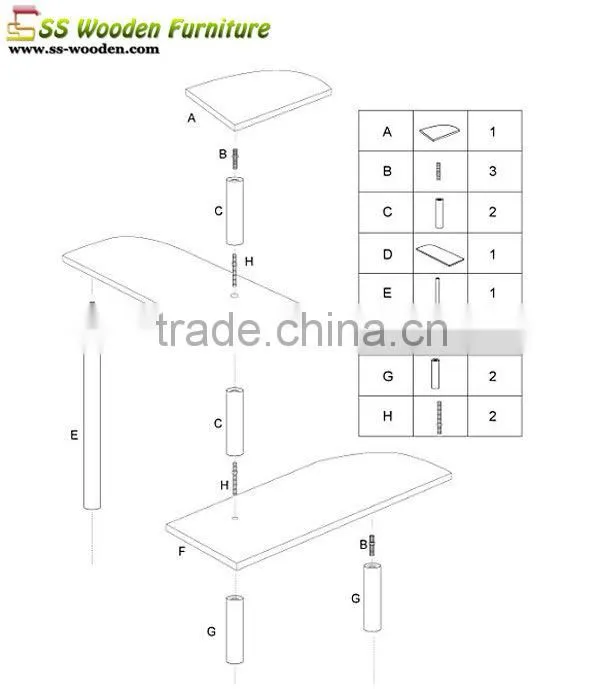 Decorative kitchen floating corner shelf KS-451337