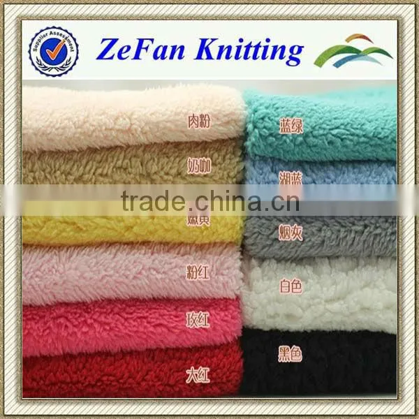 Super soft Faux sherpa sheepskin fabric wholesale