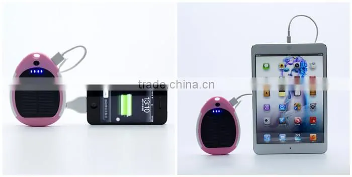 waterproof battery usb power bank mini solar charger
