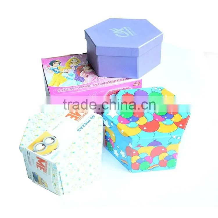 52PCS high quality wholesale art set stationery set with hexangular shape