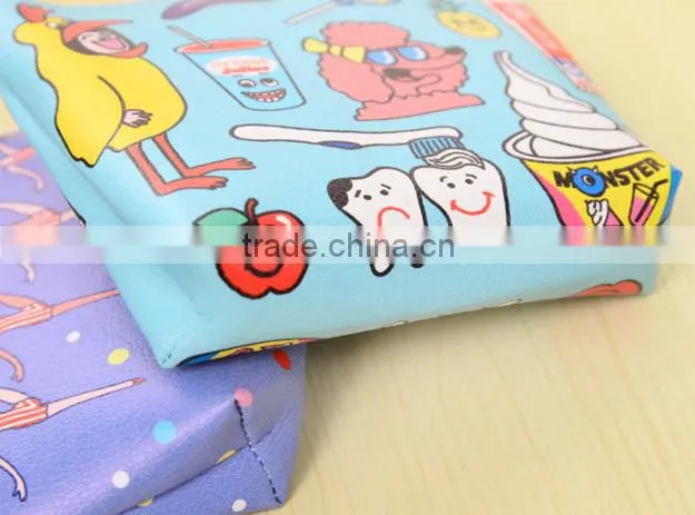 Promotion happy party PU leather coin purse with low price