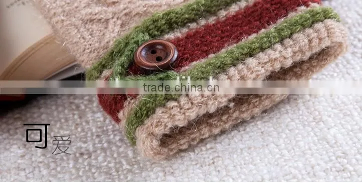 Hot Sale For Christmas Unisex Touch Screen Gloves For Couples 2 Fingertips With Conductive Fiber