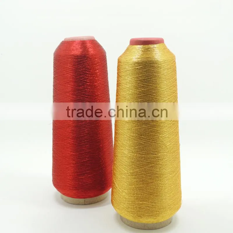 100% polyester metallic thread for embroidery