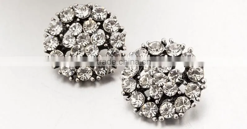 hot sale crystal rhinestone button,Matel crystal dress button,rhinestone coat button