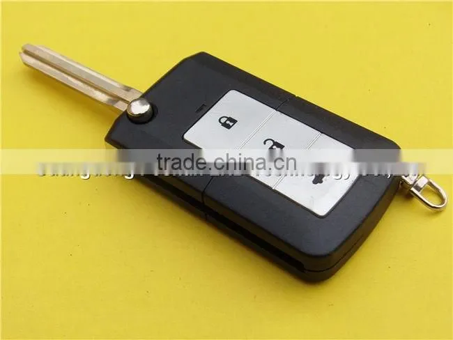 3 buttons modified flip key Toyota folding car key shell