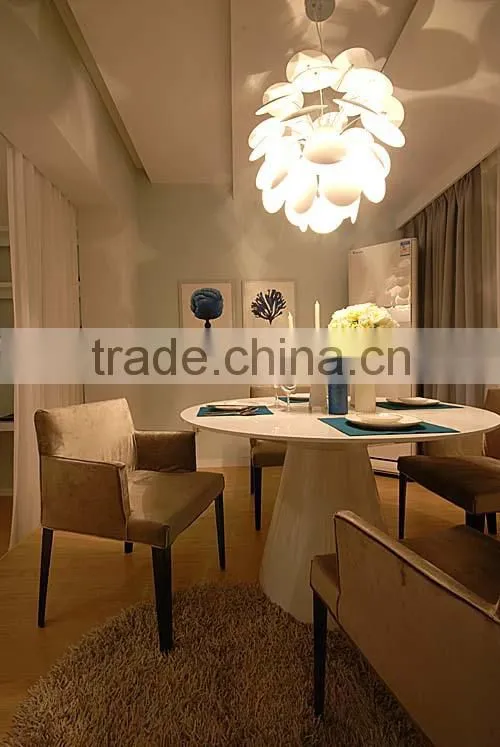 European Modern wood round table (E-23)
