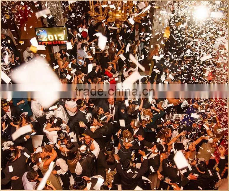 Wholesale gold mylar confetti metallic confetti paper