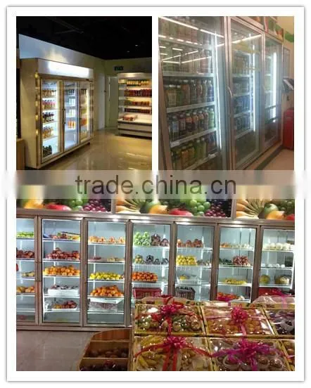 supermarket freezer/glass door freezer/supemarket freezer showcase