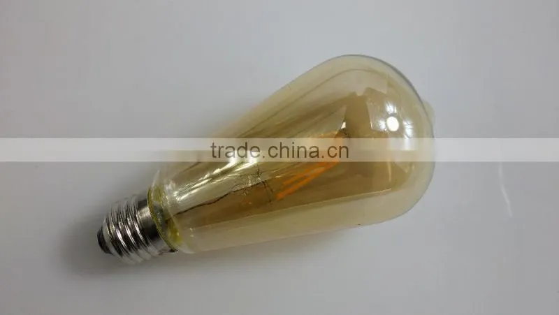 UL listed edison bulbs 4w st64 led filament bulb