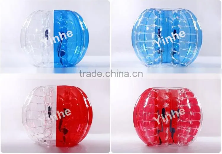 Cheap Human inflatable body zorbing football for kids and adults