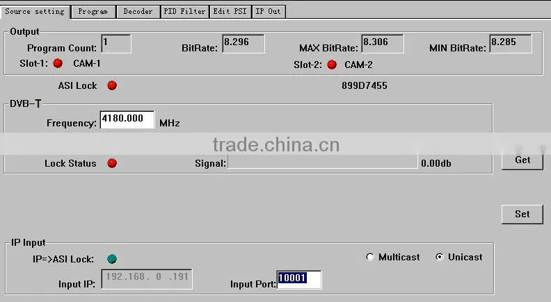 ts ip udp asi gateway (DVB-S/S2+ASI+IP+2*CI in,AV+HDM I+SDI(1080i/720p/576i)+YPbPr+IP+ASI out)