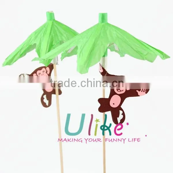 Cocktail Parasols stick use for cake toppers, in drinks and on sandwiches graduation decoration