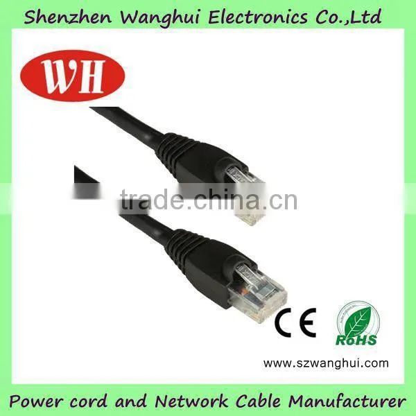 braided shield wire cat5e patch cord cable with tia eia 568 a standard